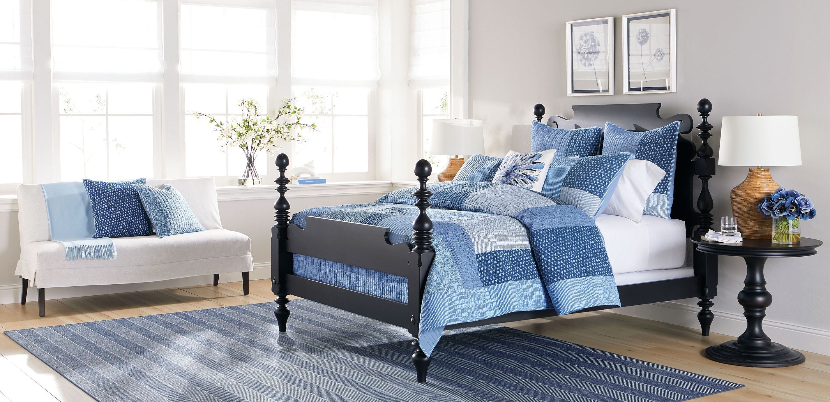 Clinton Slipcovered Dining Bench_5