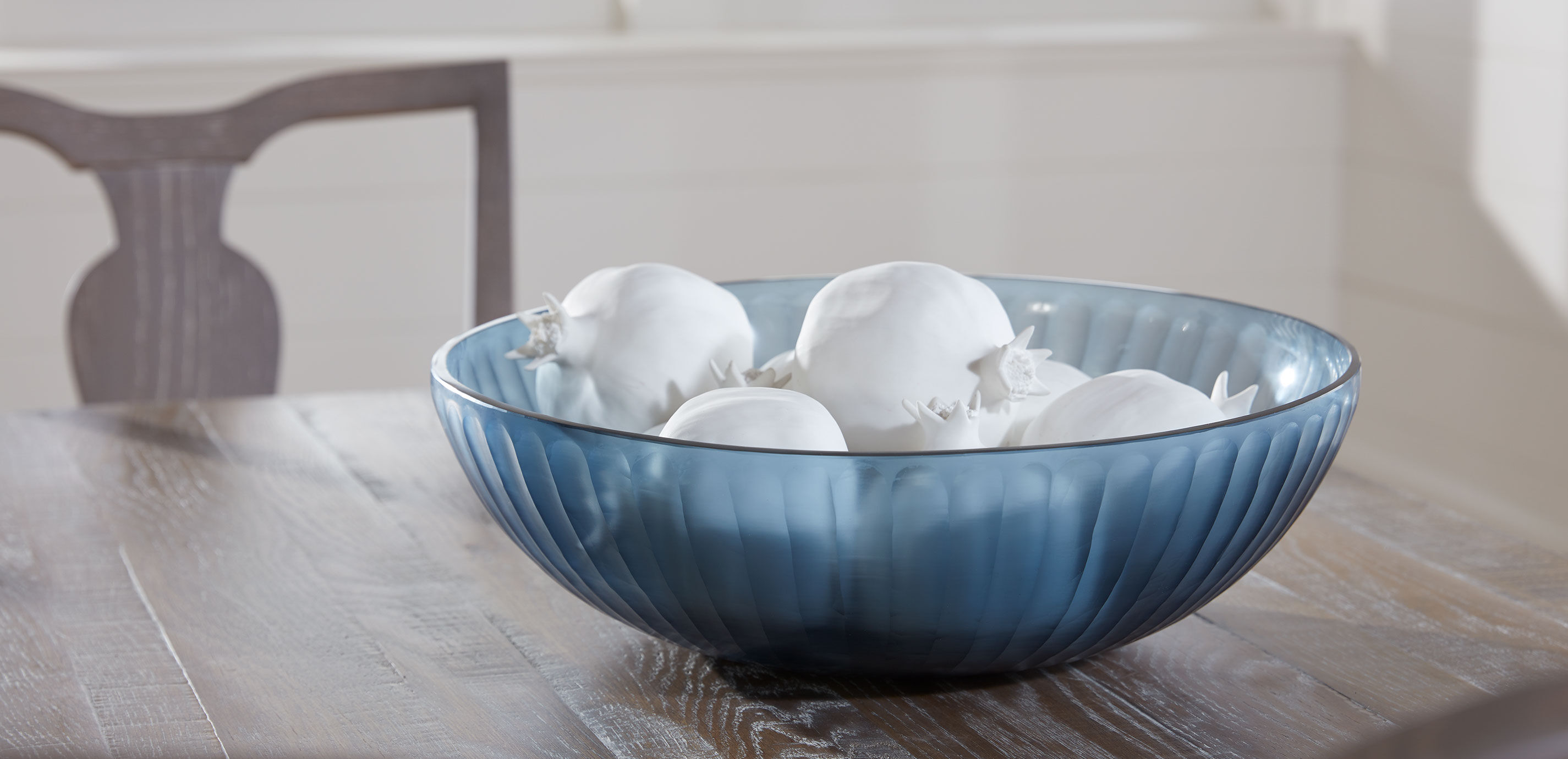 Afina Blue Glass Bowl_2