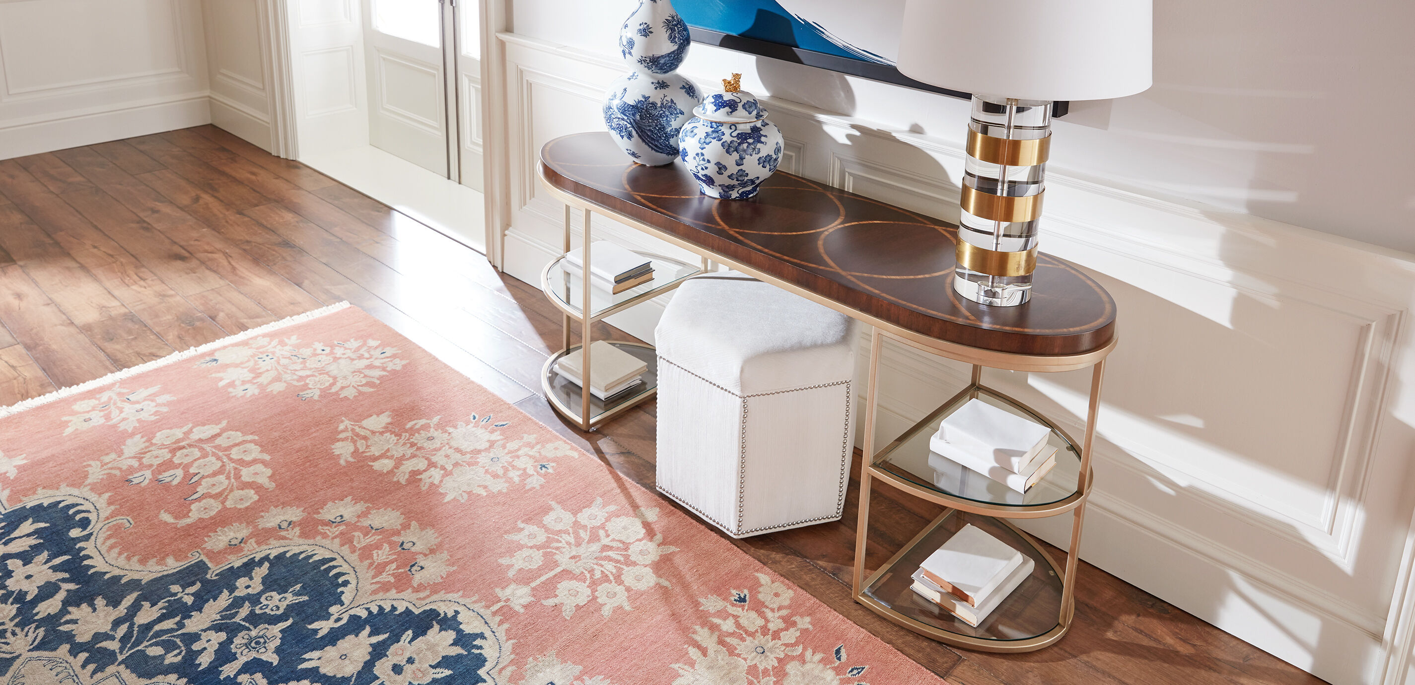 Peacock Porcelain Gourd Vase_8