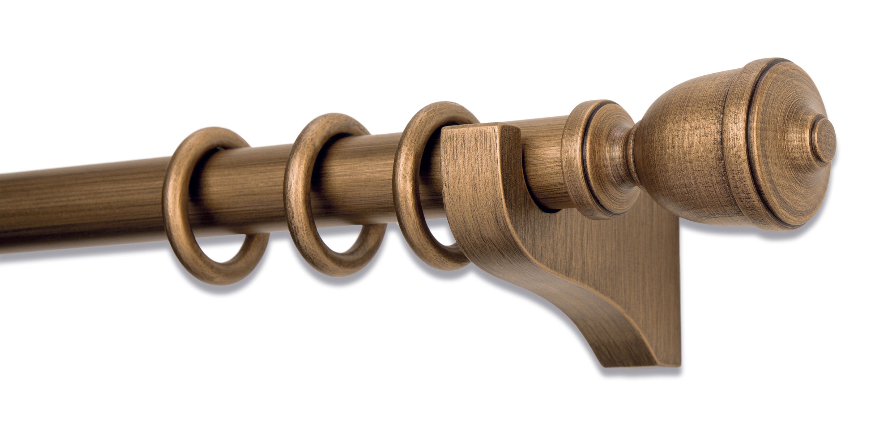 Classic Modern Urn Drapery Hardware Set