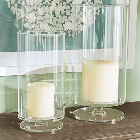 Clear Glass Hurricane Product Tile Hover Image 431904