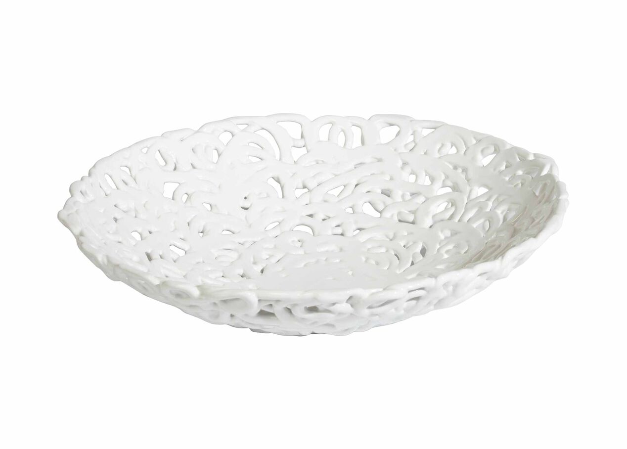 Braided White Centerpiece Bowls Ethan Allen