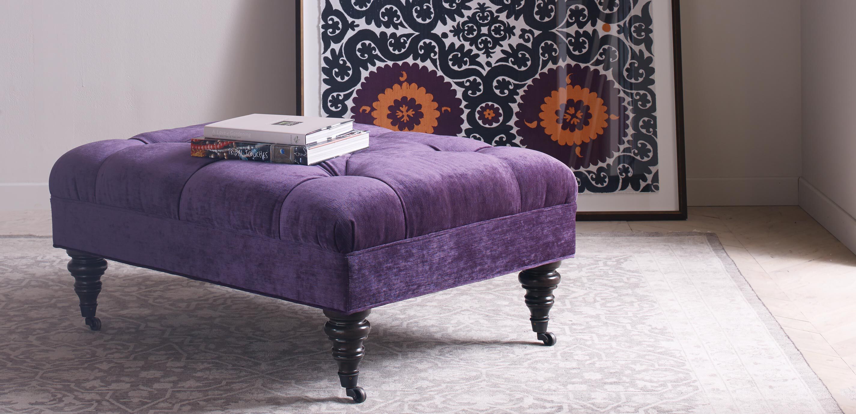 Anton Tall Ottoman