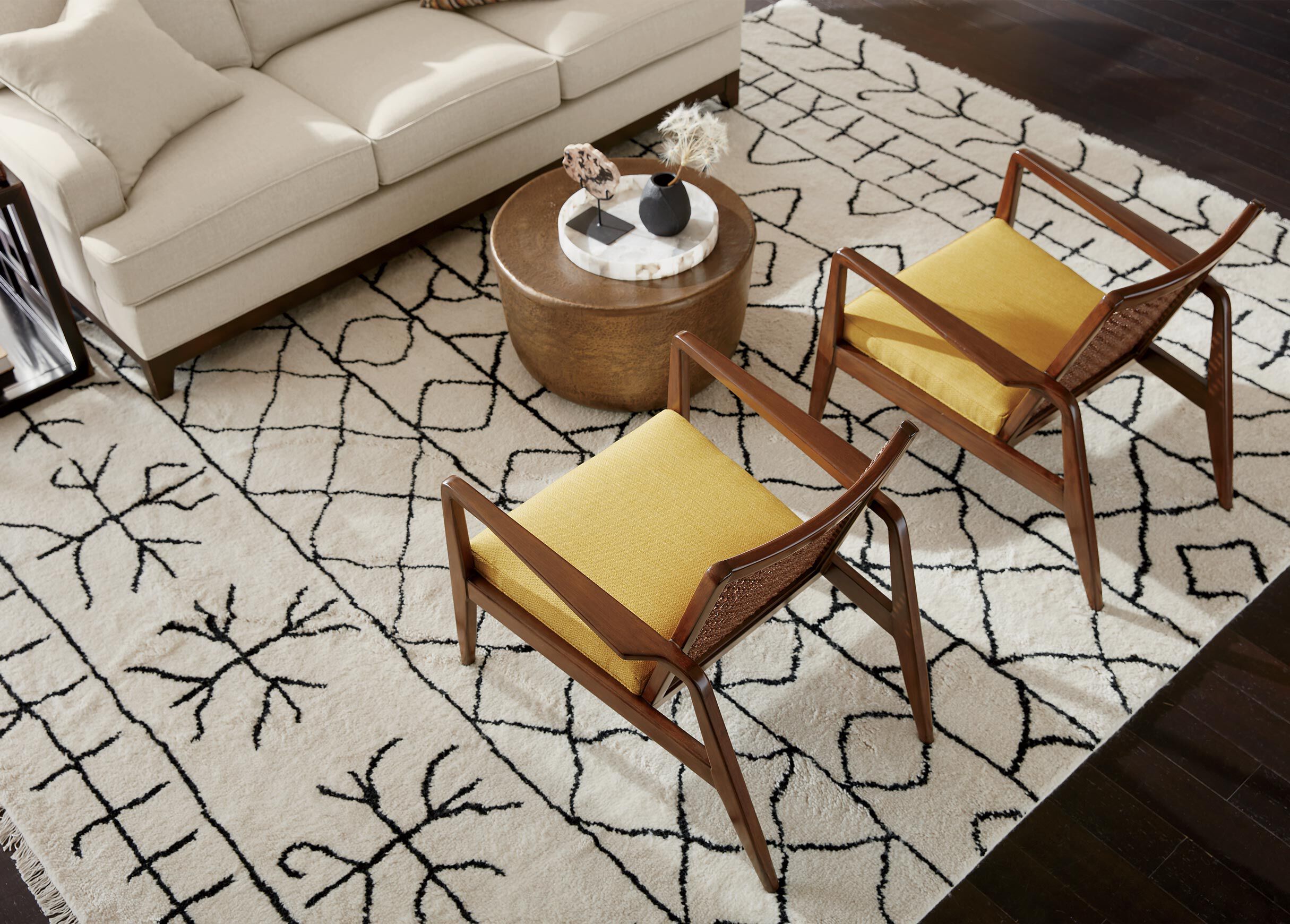 Primal Rug, Ivory/Black_9