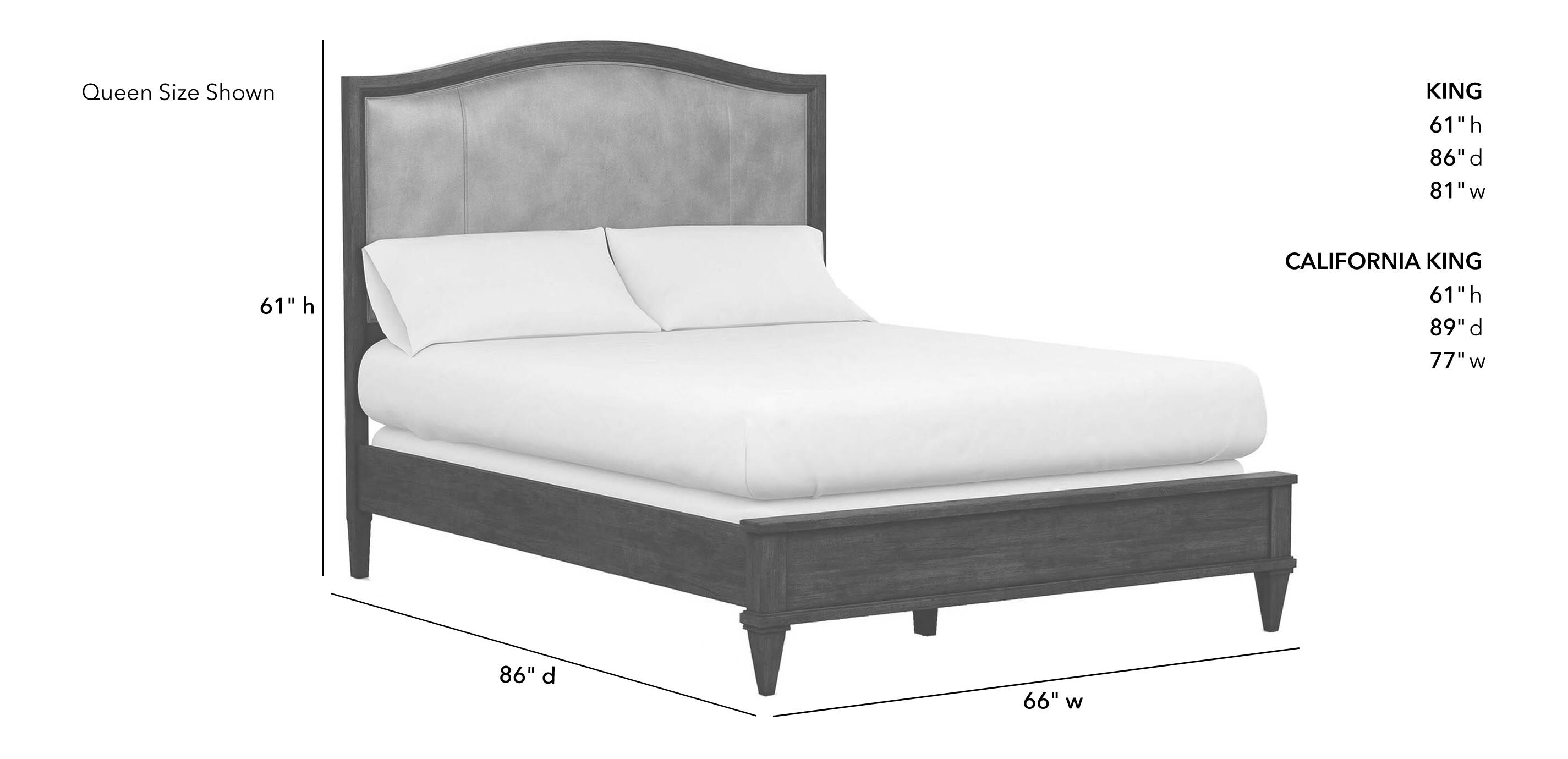 Charlton Leather Bed