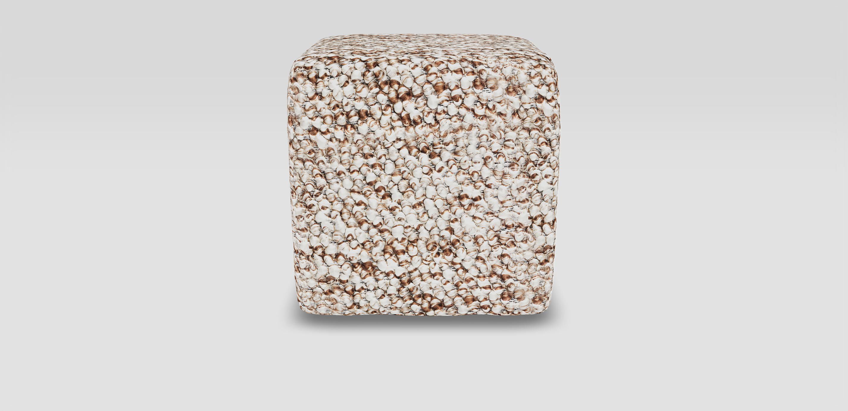Kiera Pouf Brown 1