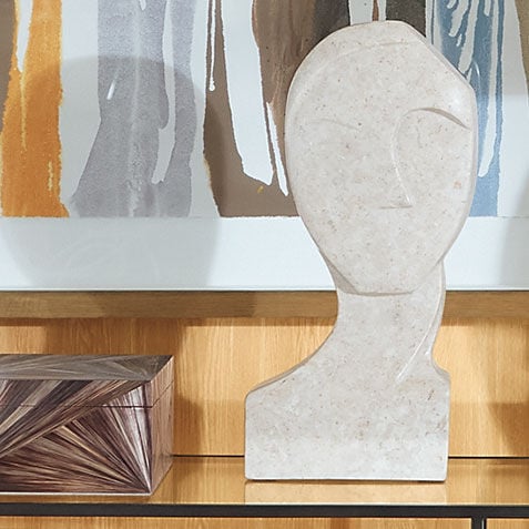 Mod Sculptural Bust Product Tile Hover Image 432506   WHT