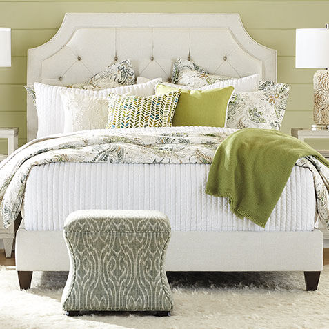 Lianna Custom Upholstered Bed Product Tile Hover Image liannaupholstered