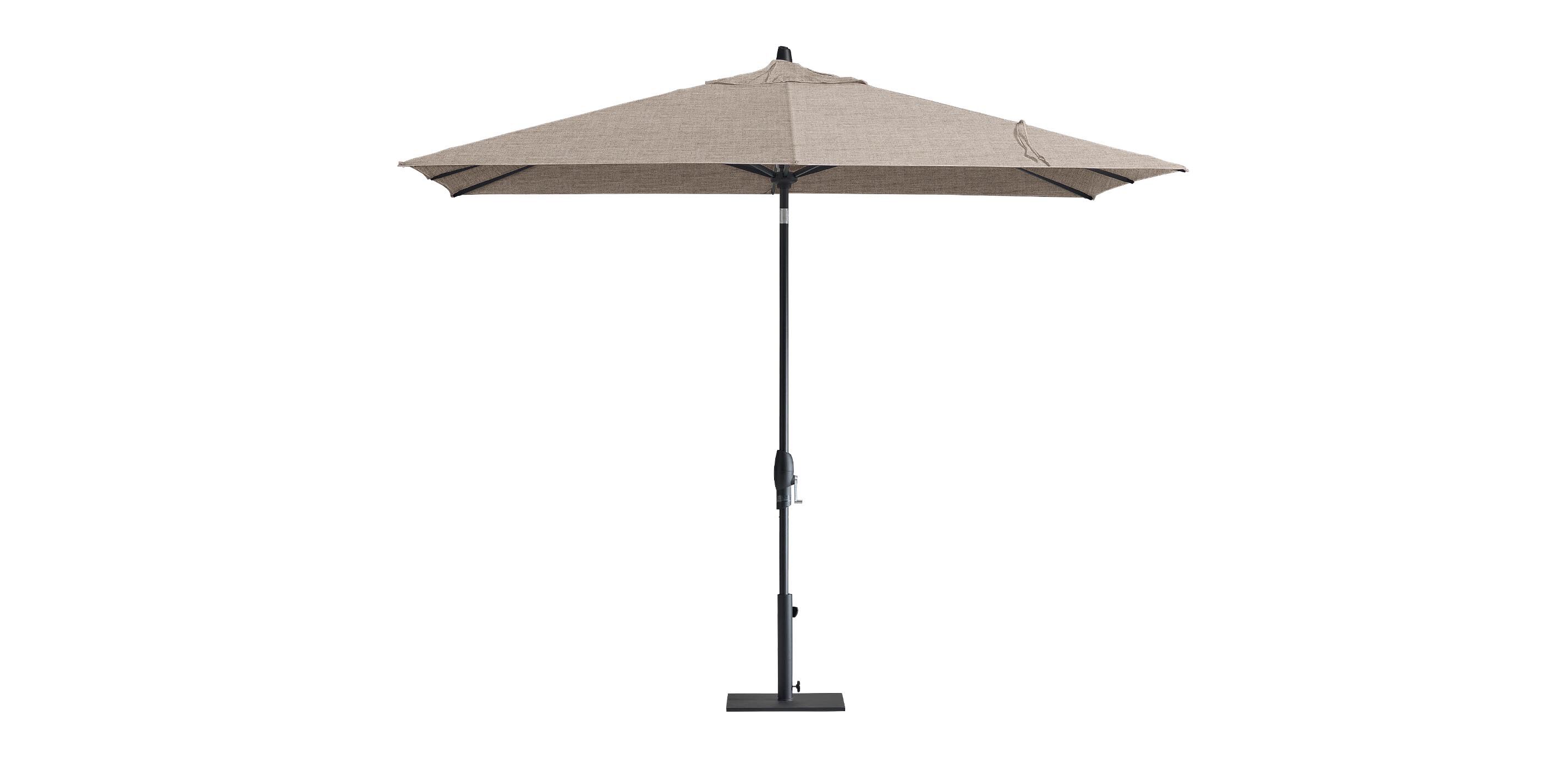 8'x10' Auto Tilt Umbrella Black Pole
