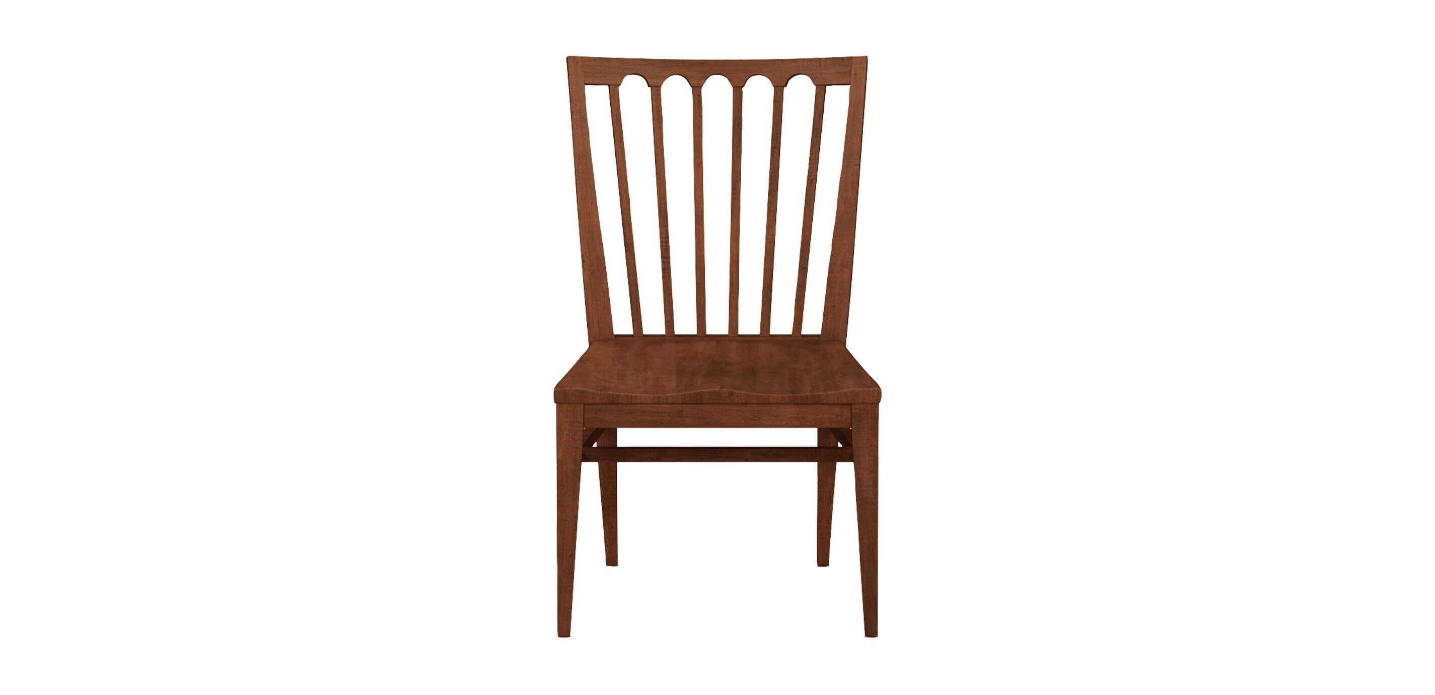 Benham Dining Side Chair, Wood Seat