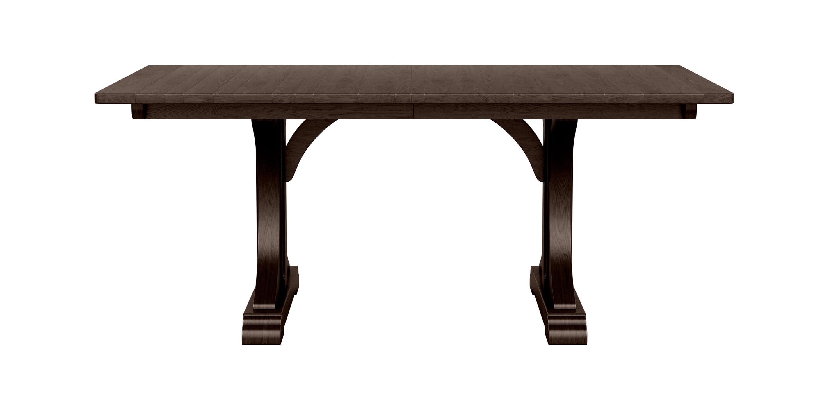 Corin Rough-Sawn Trestle Extension Dining Table