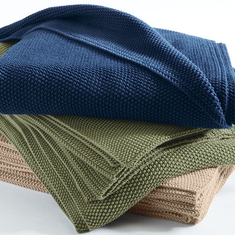 Mini Moss-Stitch Crochet Throw Product Tile Hover Image 031795MST