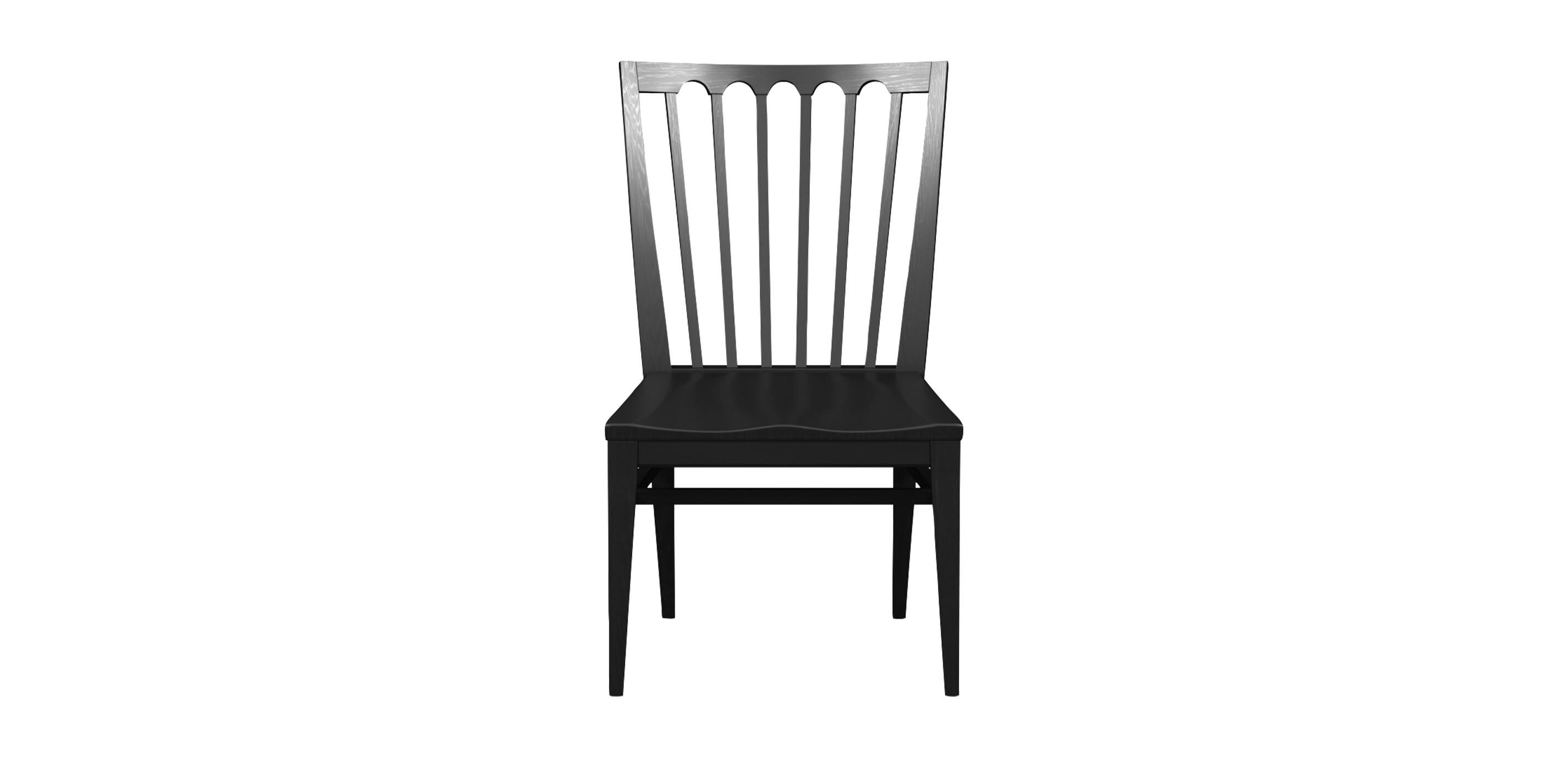 Benham Dining Side Chair, Wood Seat