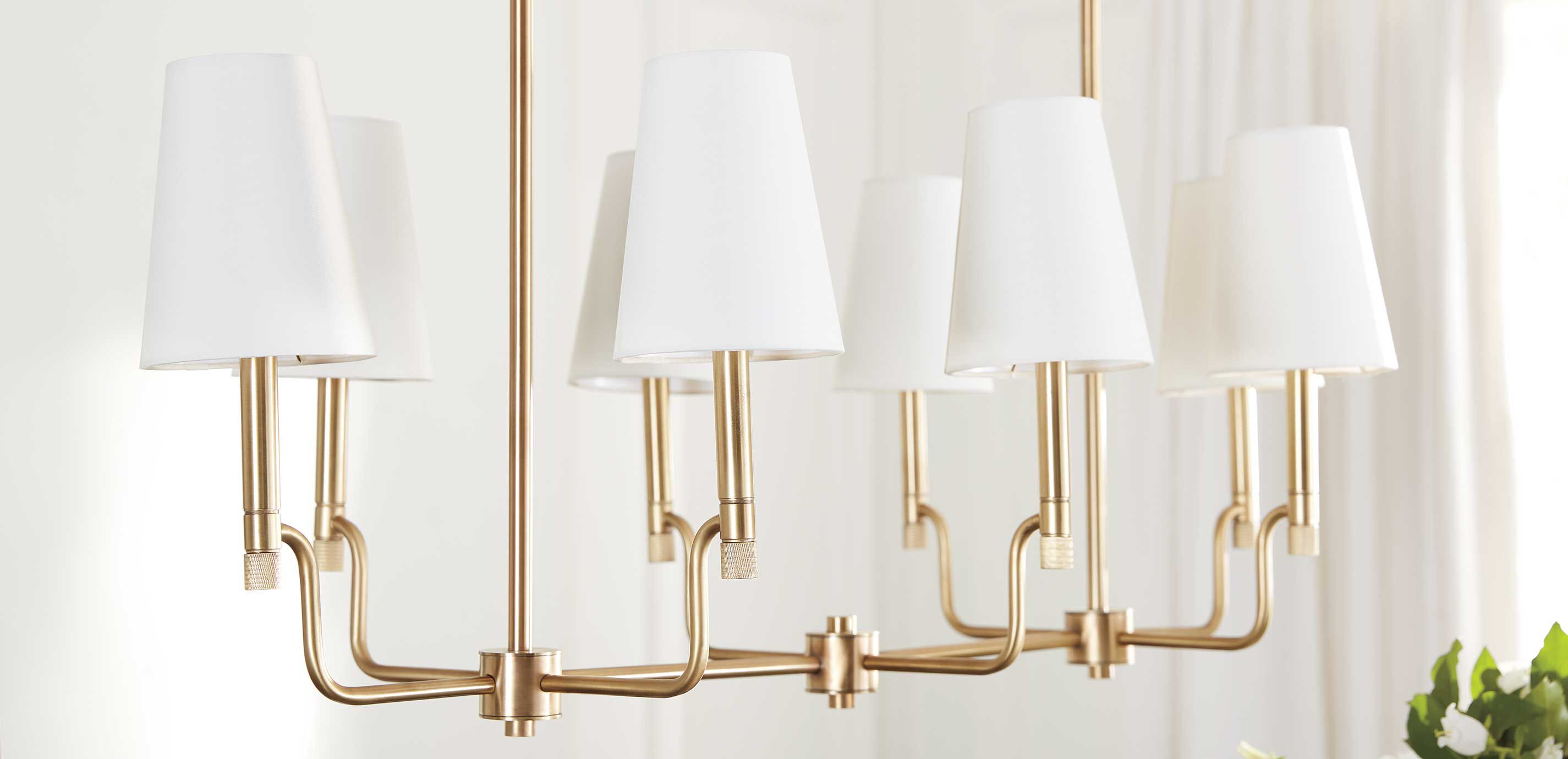 Turnbull Linear Chandelier, Polished Brass_5