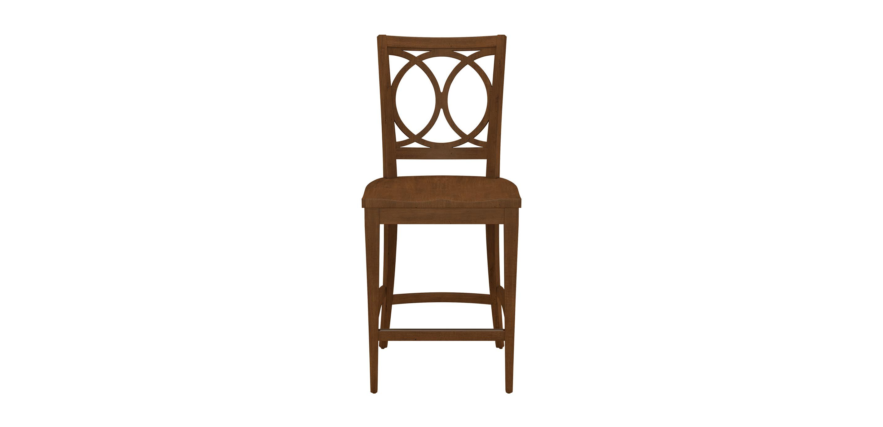 Cyra Counter Stool, Wood Seat
