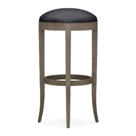 Asher Leather Swivel Barstool image