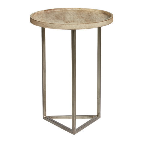 Bolton Round Wood Accent Table image