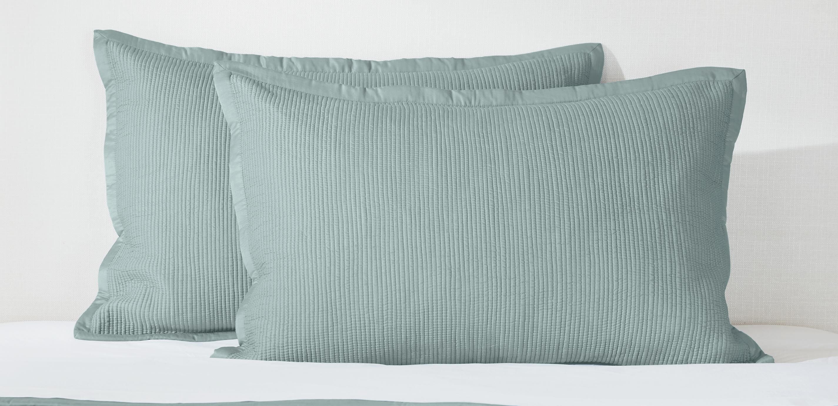 Silk-Blend Channel Quilt and Shams Set_2