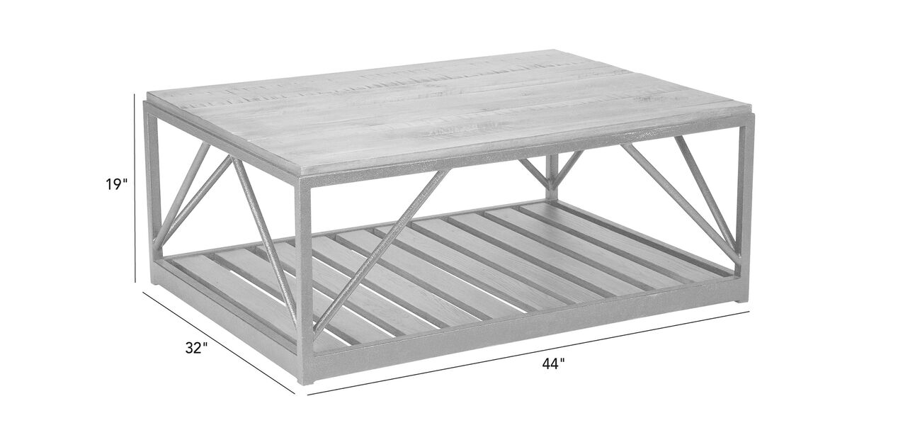 Beam Metal Base Coffee Table Coffee Tables Ethan Allen