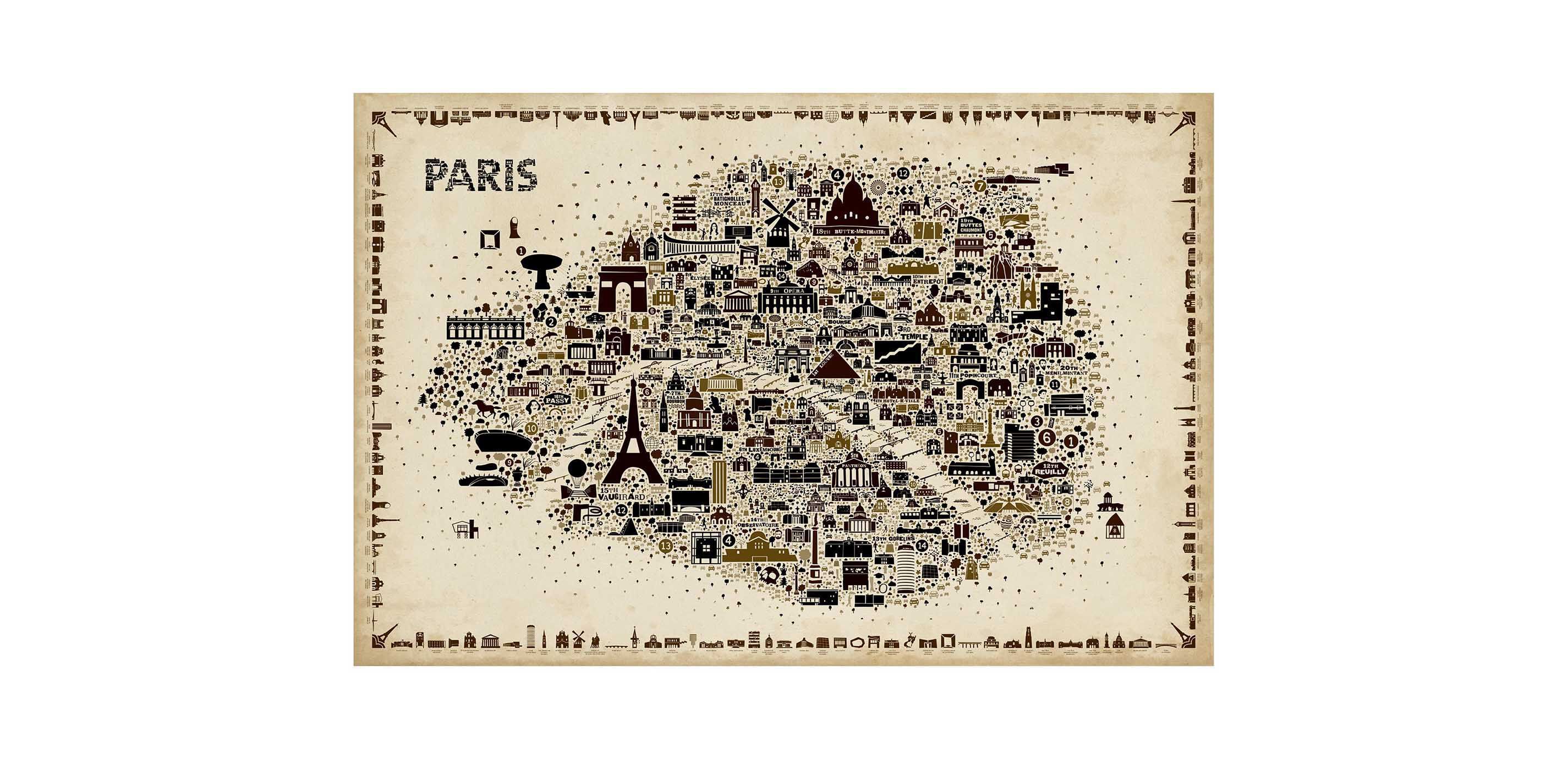 Antique Iconic Cities - Paris