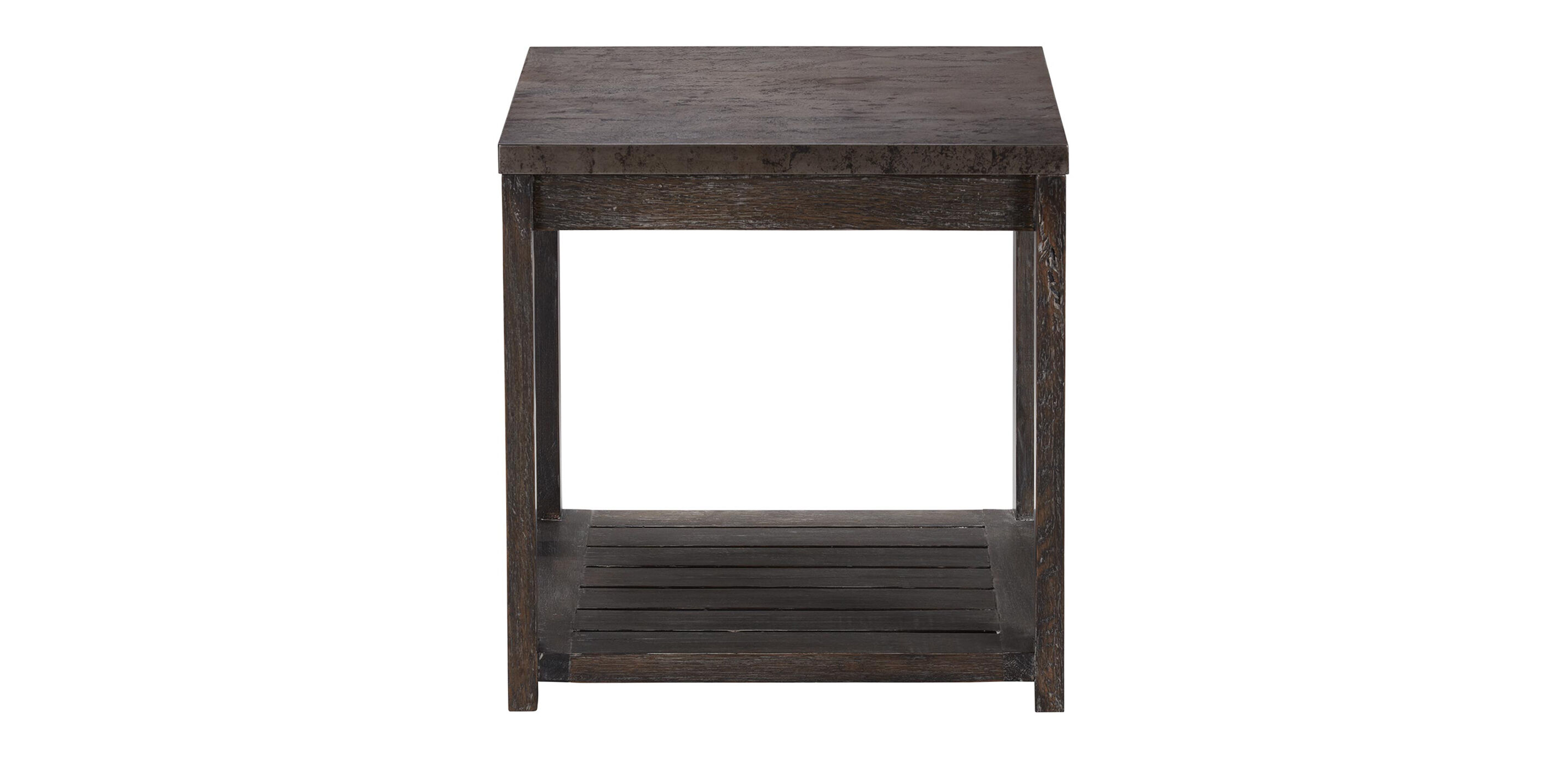 Gannett Metal-Top End Table
