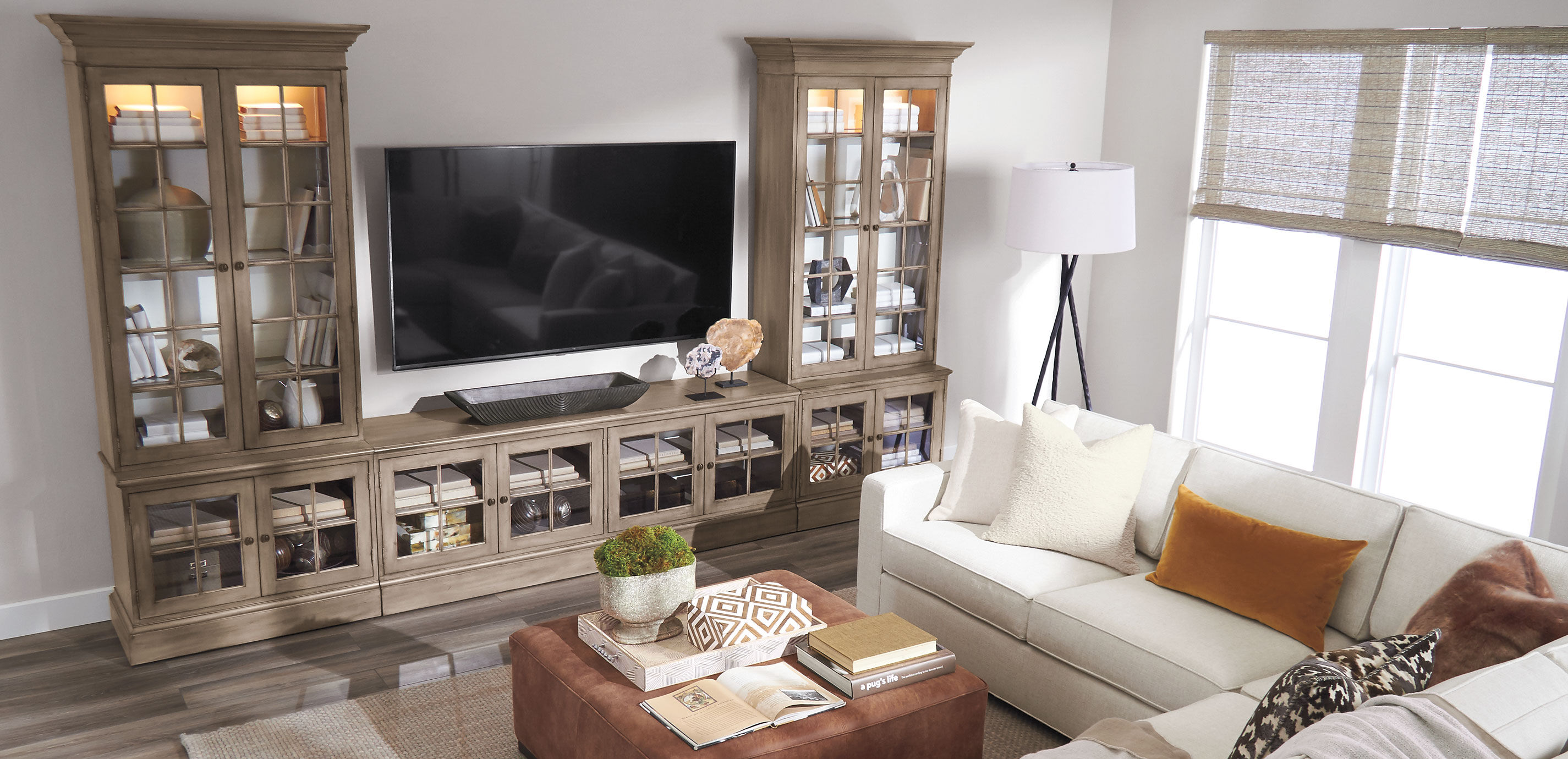 Large Villa Media Center, Glass Doors_1