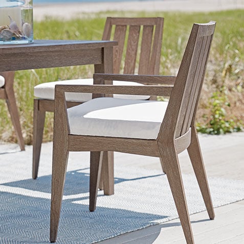 Bridgewater Cove Teak Dining Armchair Product Tile Hover Image 404060