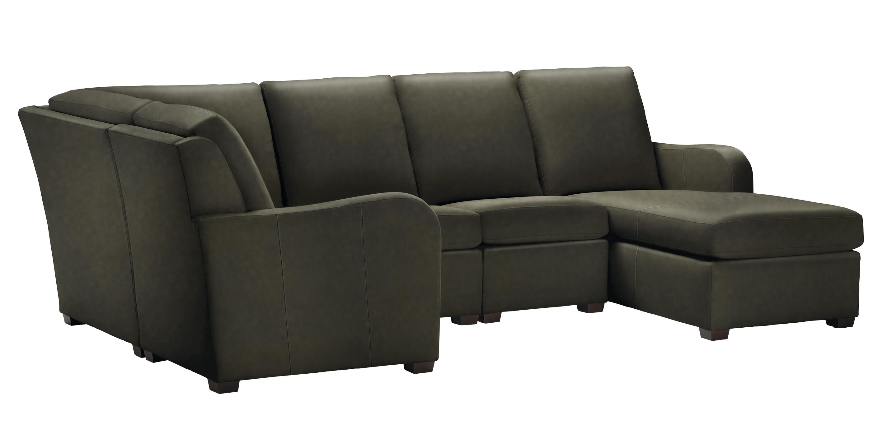 Jennings Leather Five-Piece Sectional with Chaise_1