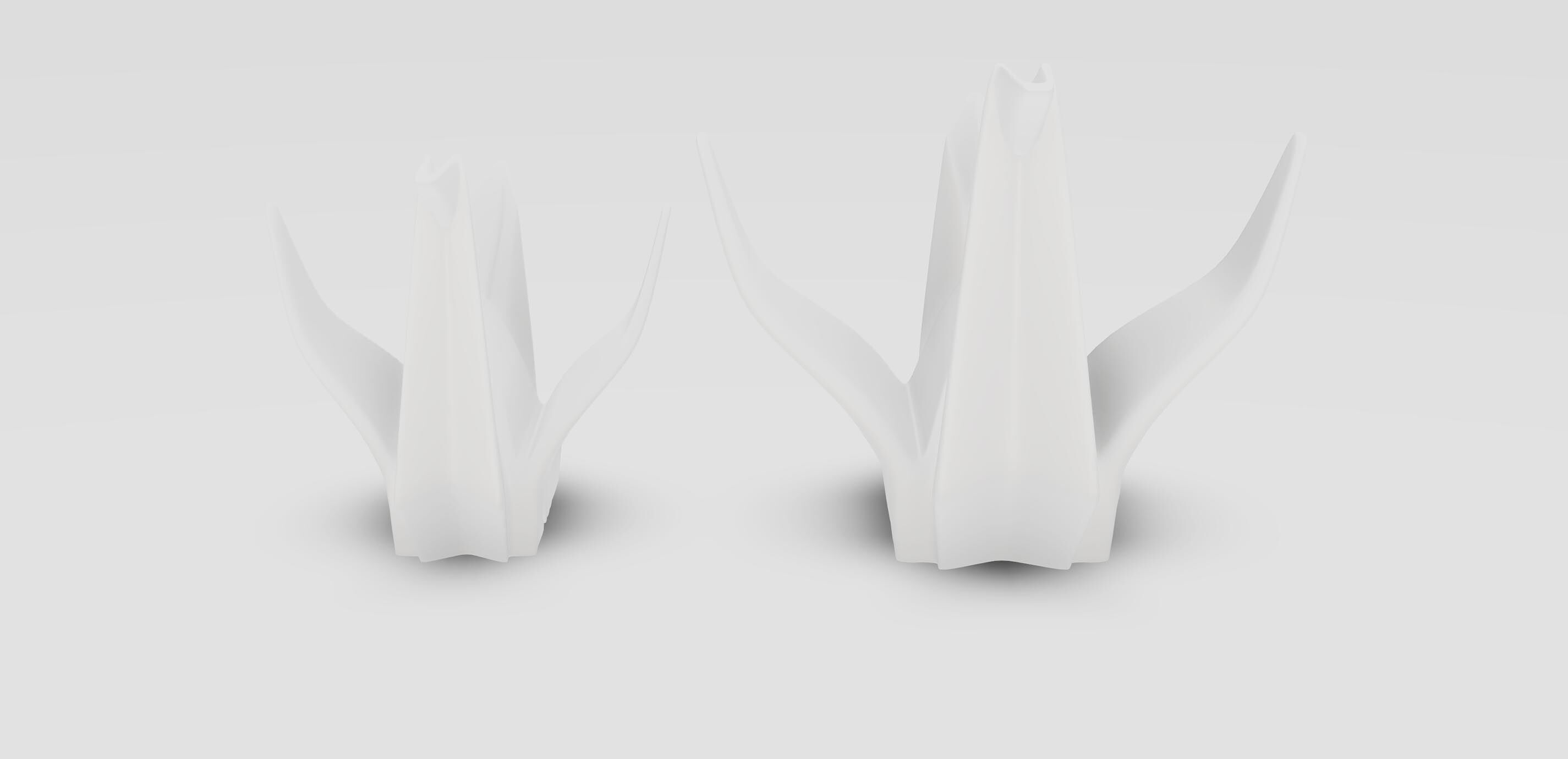 Ceramic Paper Cranes 1