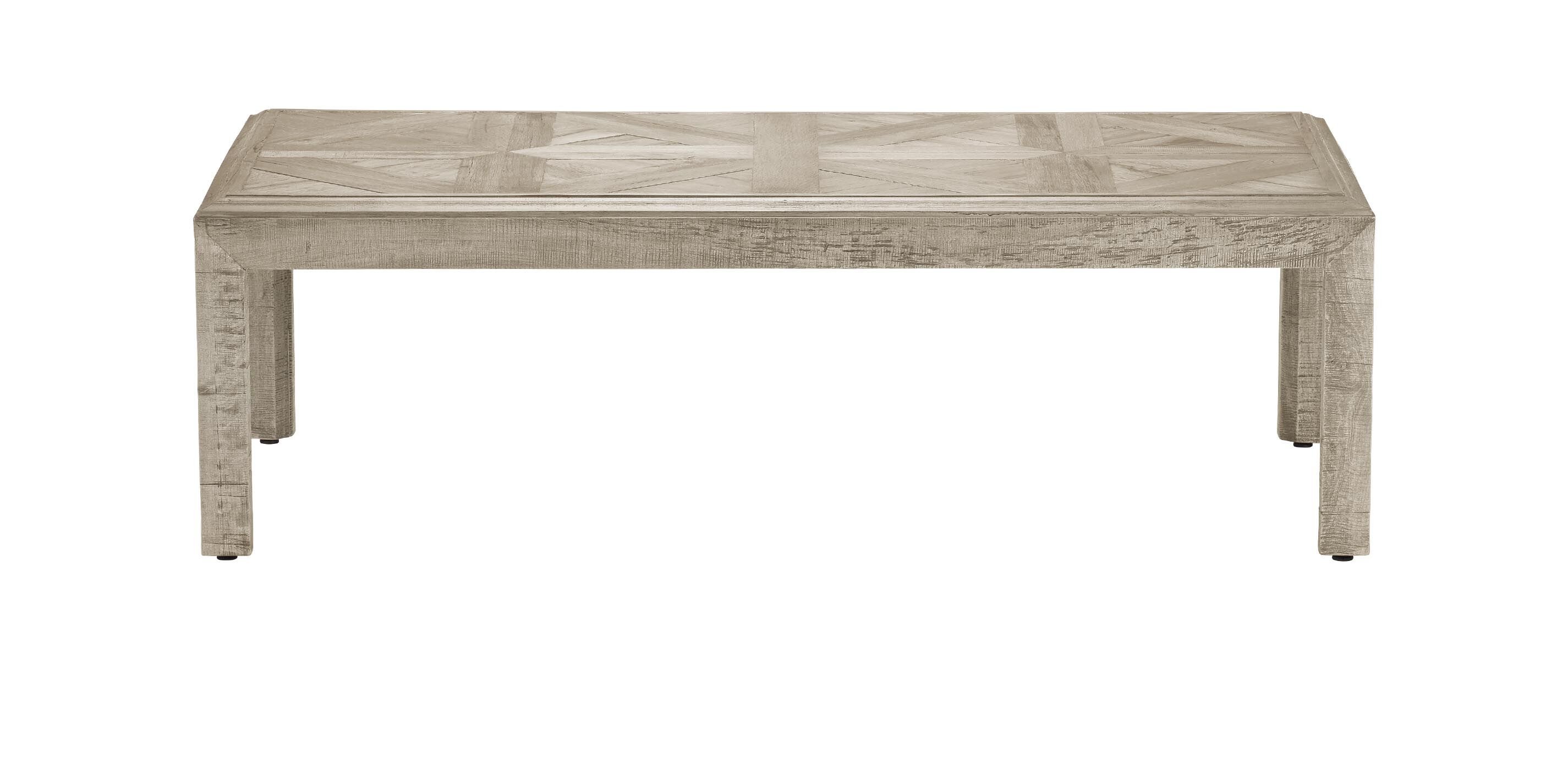 Damian Small Rectangular Coffee Table, Grey Wren