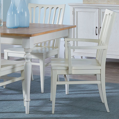 Benham Dining Armchair, Wood Seat Product Tile Hover Image C56211A