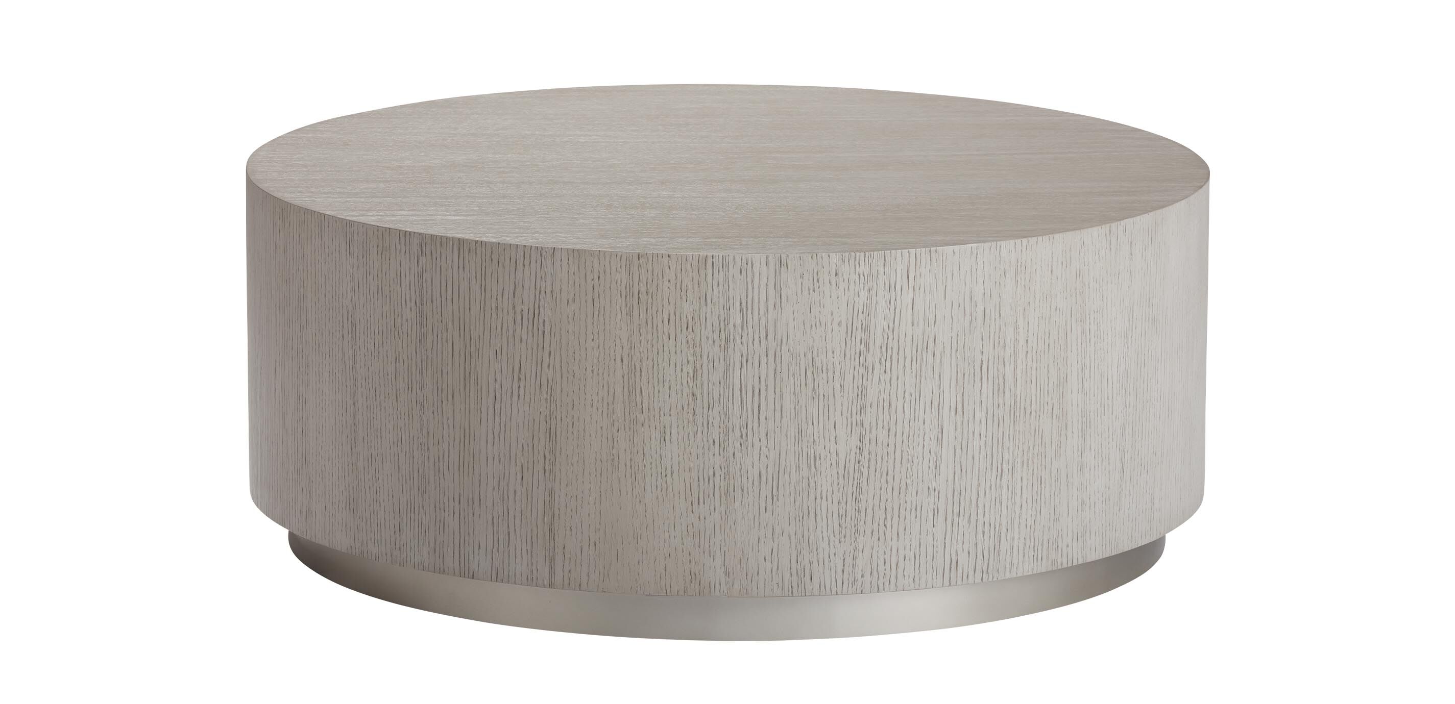 Braemore Round Plinth-Base Coffee Table