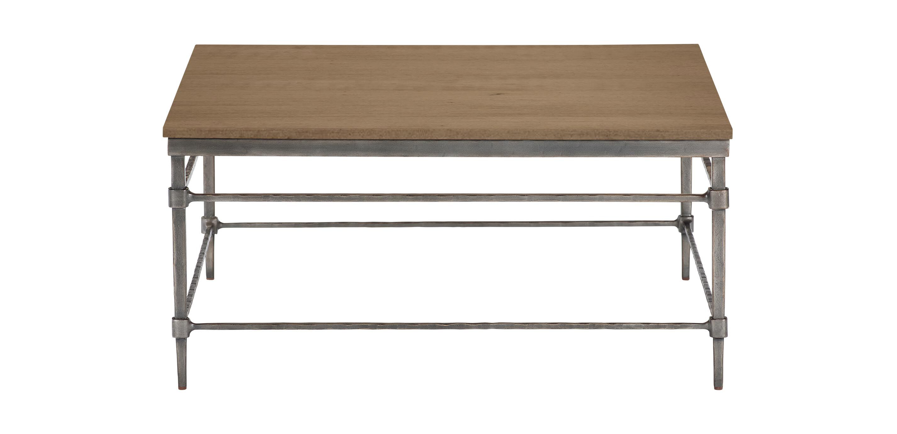 Vida Square Wood-Top Coffee Table
