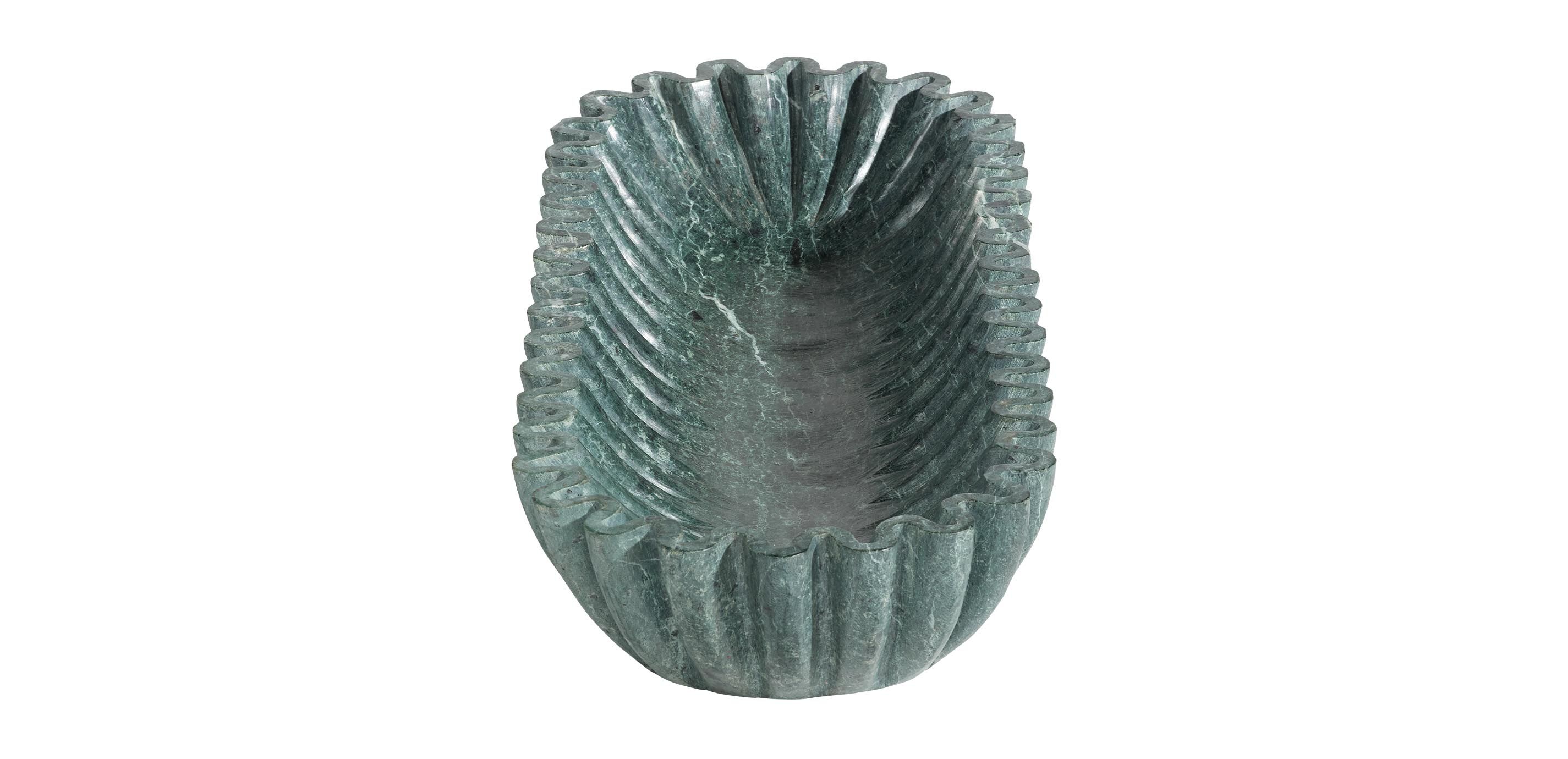 Green Linear Marble Bowl_2