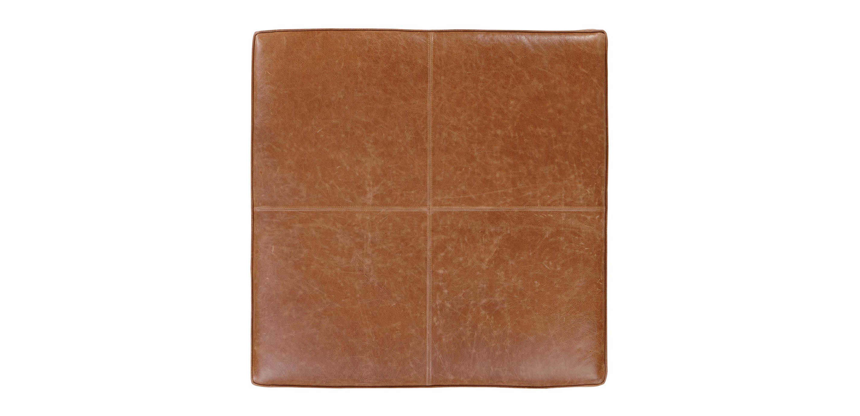 Miles Leather Cocktail Ottoman