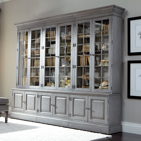 Villa Triple Library Bookcase Product Tile Hover Image 139350G