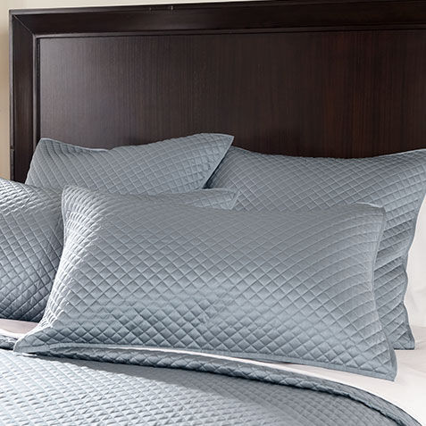 Salena Quilted Sham, Mist Blue image