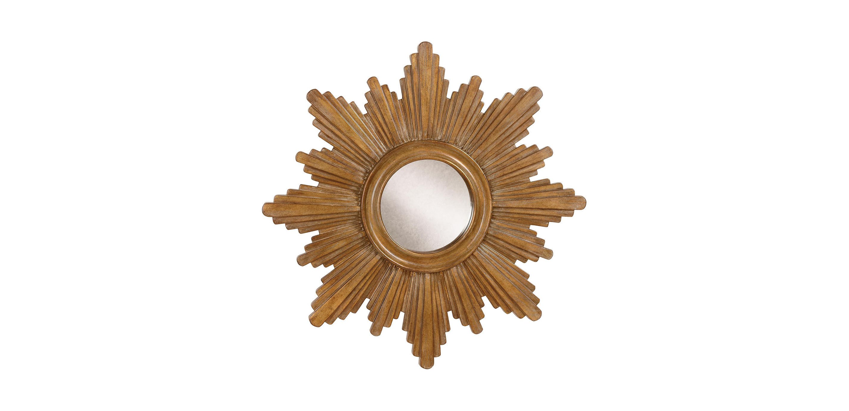 26" Gold Sunburst Mirror