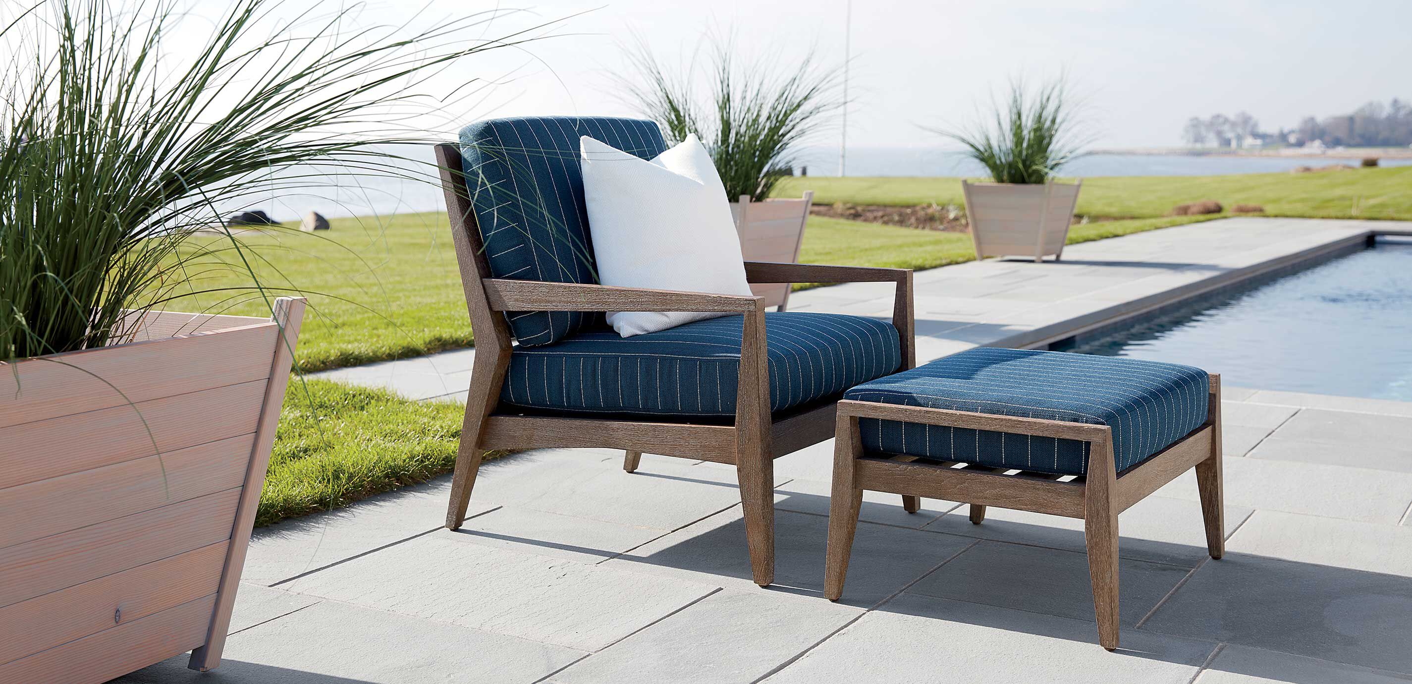 Bridgewater Cove Teak Ottoman_6