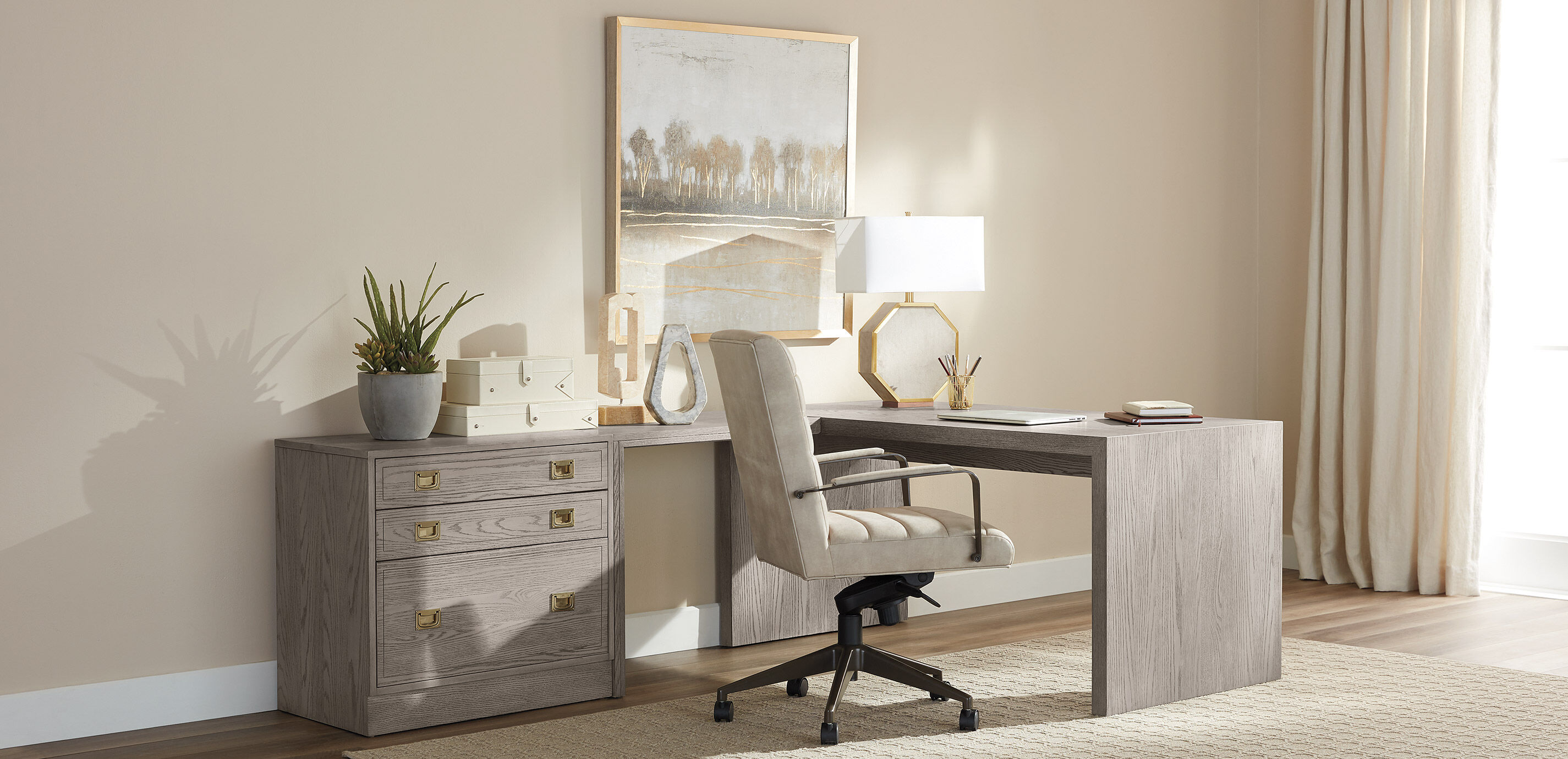 Callum Parsons Desk Home Office Work Table Ethan Allen