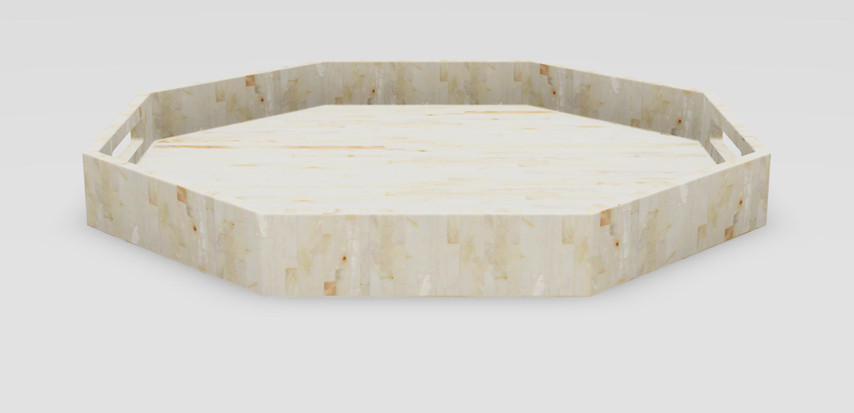 Octagon Mother-of-Pearl Tray 1