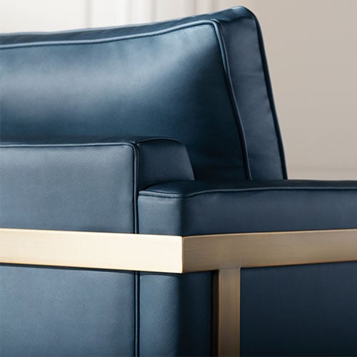Harley Leather Lounge Chair 