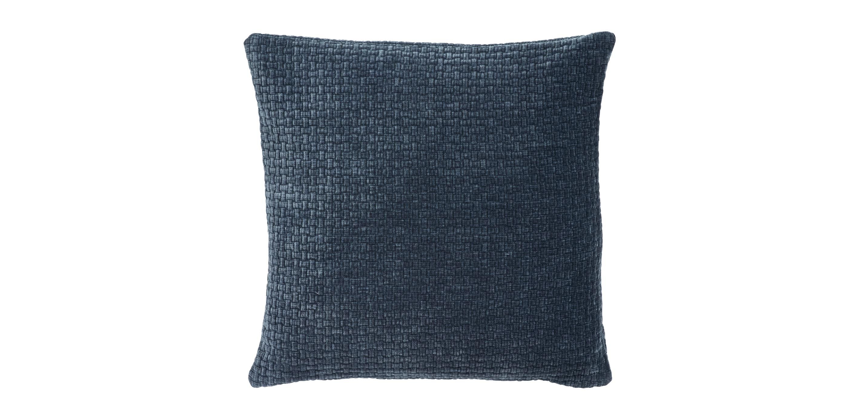 Basketweave Velvet Pillow