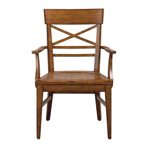 Blake Wood-Seat Armchair image 386501A