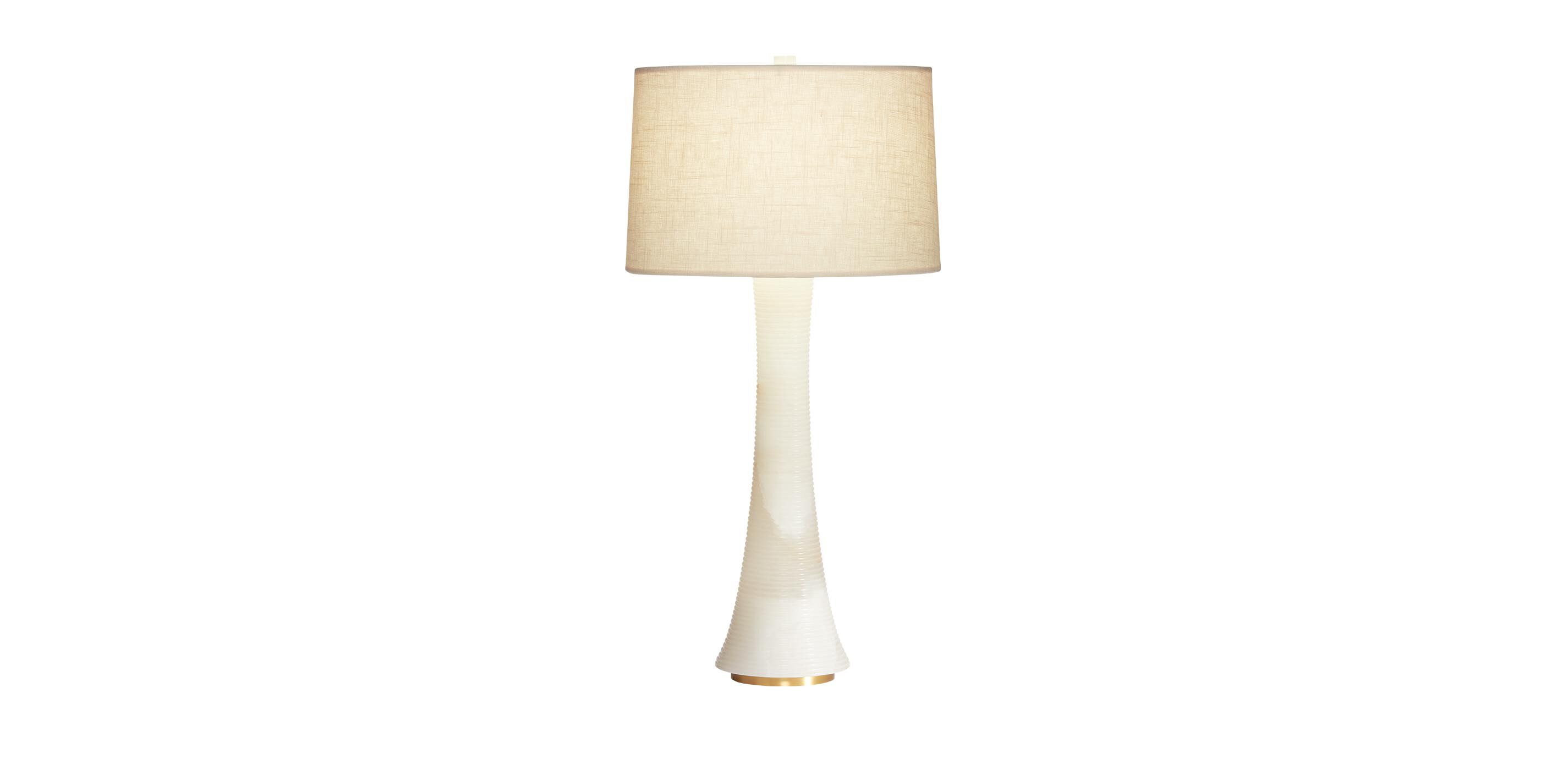 Ribbed Alabaster Table Lamp_3