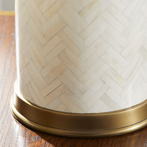 Vaughn Bone Table Lamp Product Tile Hover Image 096200   WHT