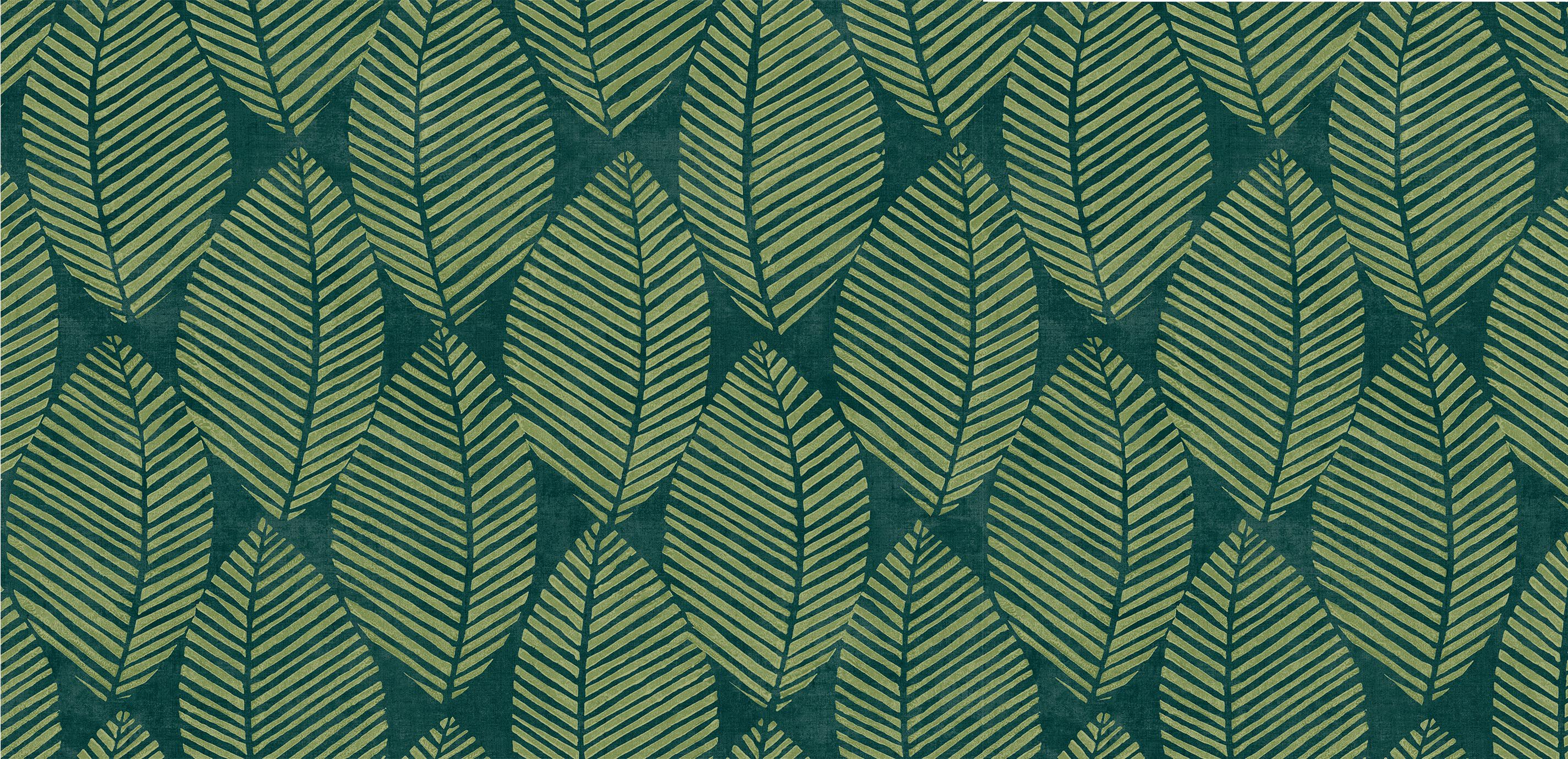 Yvette Leaf Wallpaper