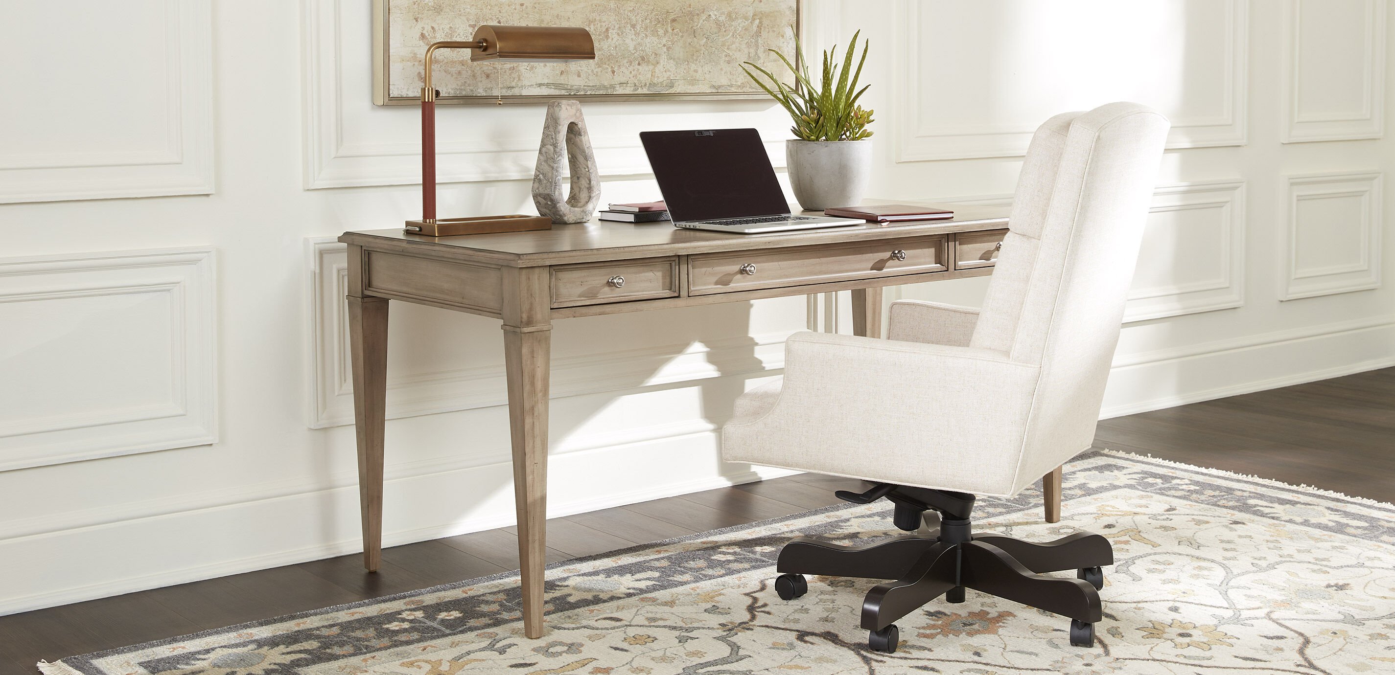 Custom Square-Corner Home Office Desk_2