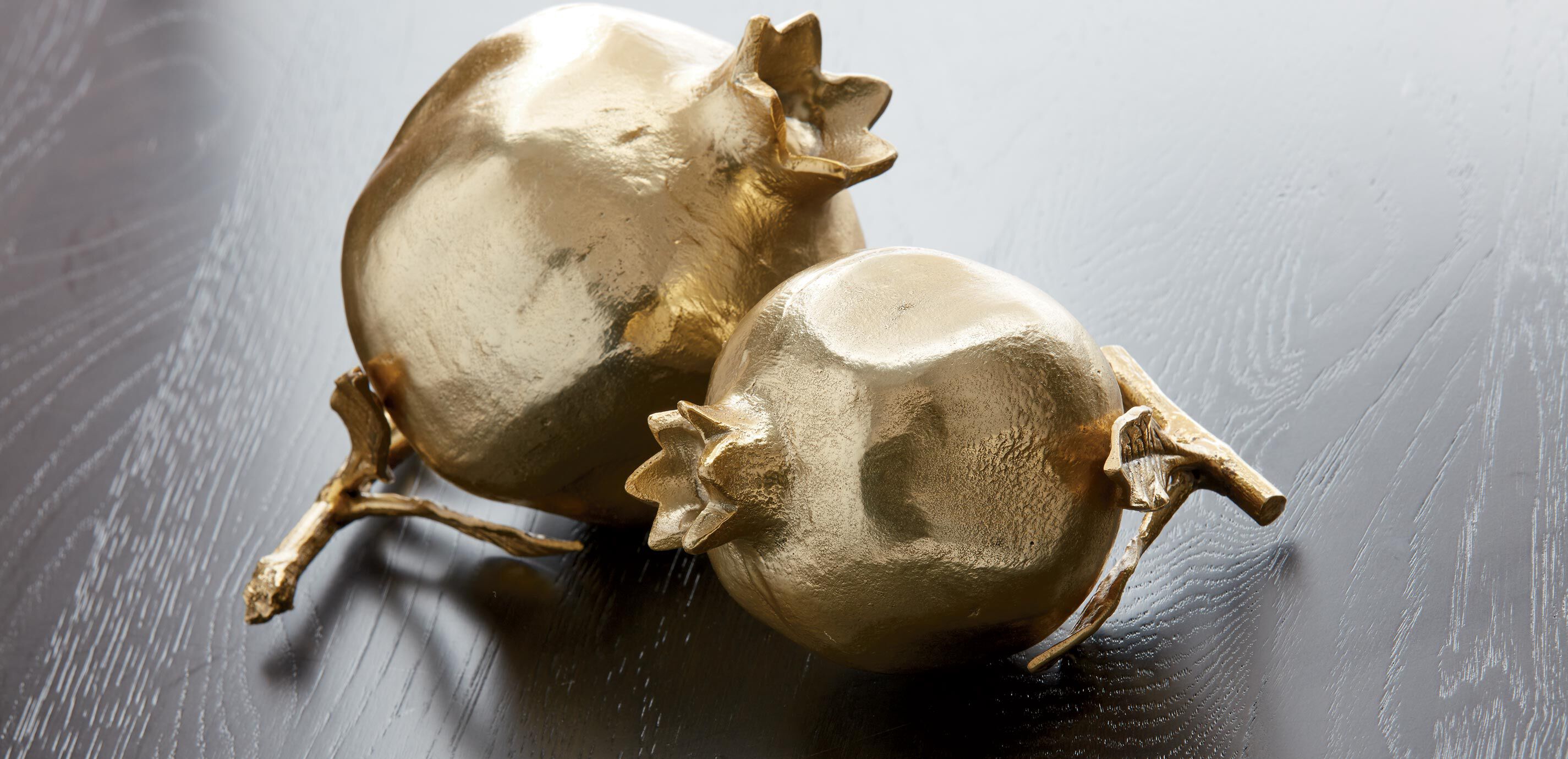 Gold Pomegranate Sculptures_2