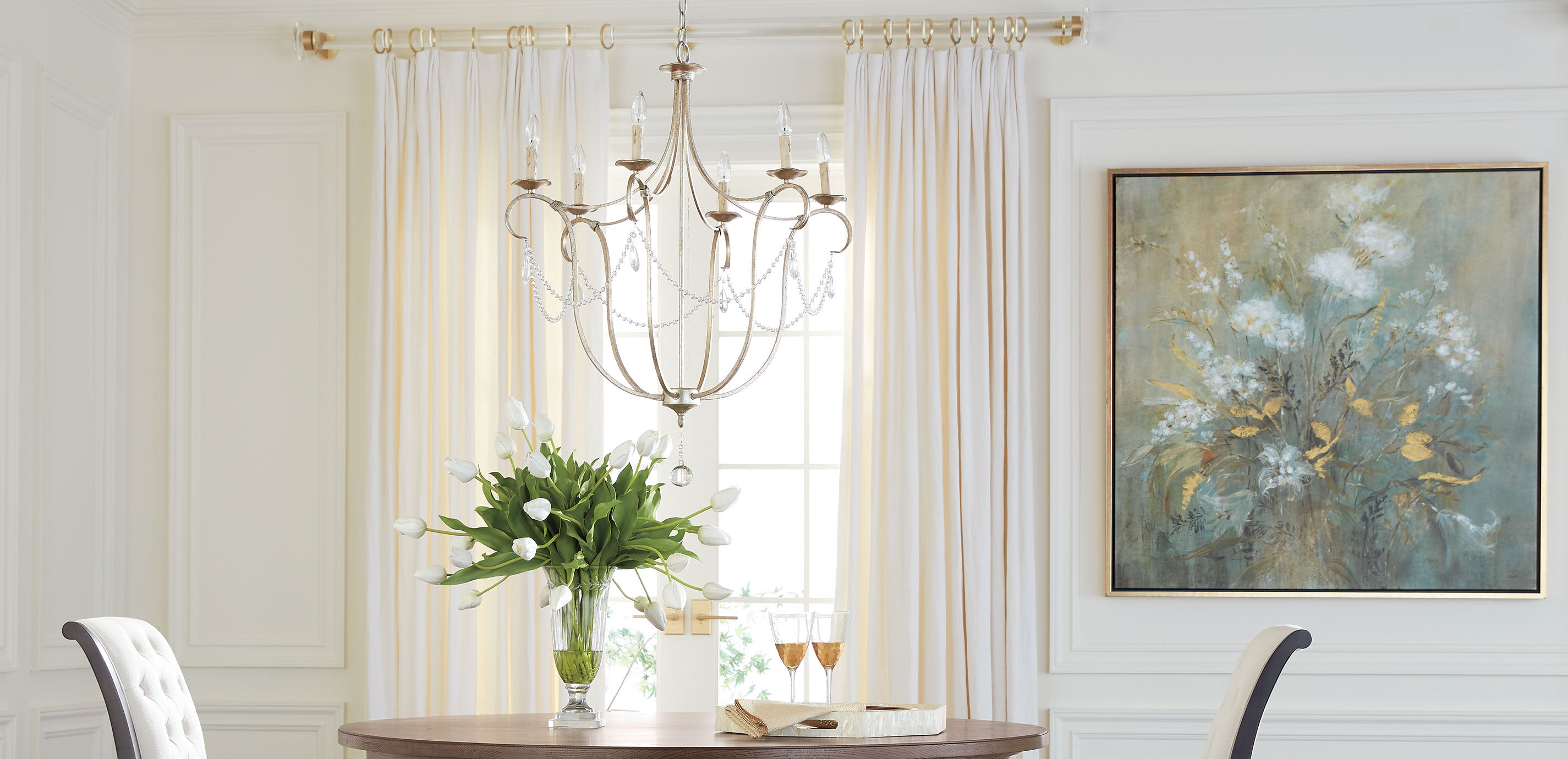 Lustre en Argent Vieilli Cali_3